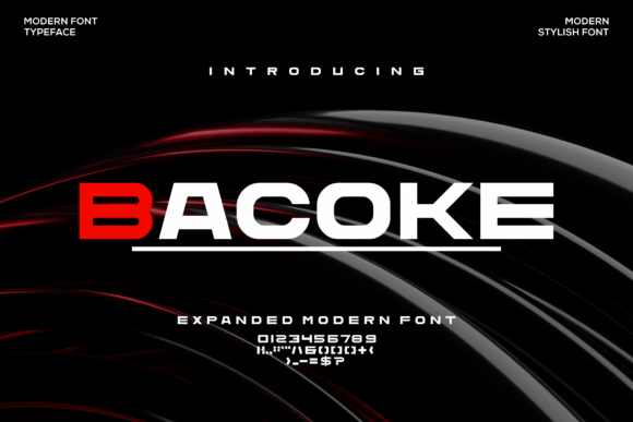 Bacoke Font: A Bold, Modern Sans Serif for Real Branding