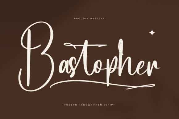 Bastopher: A Luxury Script Font for Small Business Branding