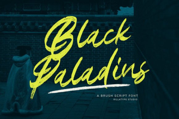 Black Paladins: A Bold Script Font for Scroll-Stopping Marketing