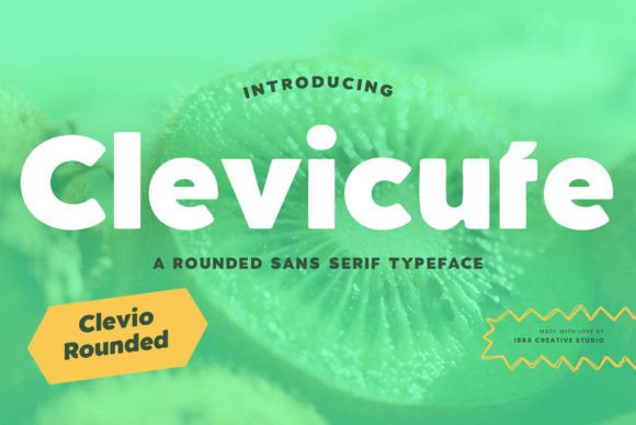 Clevicute: A Rounded Sans Serif for Warm Editorial Moments