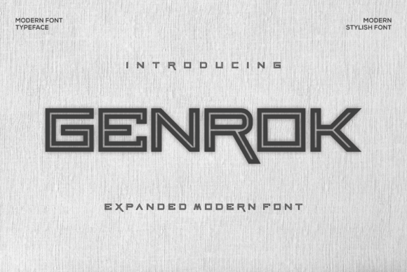Genrok Font: A Bold, Modern Sans Serif for Real Branding