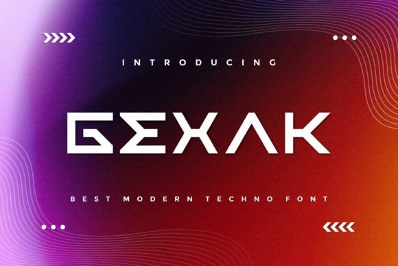 Gexak: A Bold, Playful Sans Serif Font for Modern Web Design