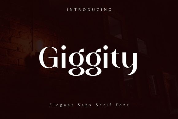 Giggity: A Refined Sans Serif for Digital Brand Clarity