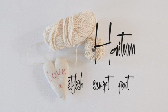 Haitum: A Handwritten Font That Makes Your Brand Feel Thoughtful