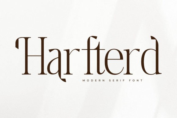 Harfterd: A Modern Serif Font That Elevates Handmade Goods