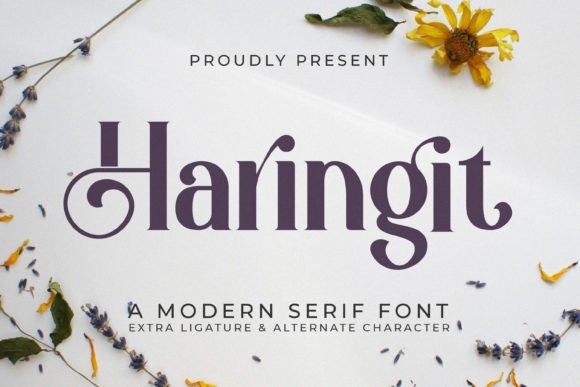 Haringit: A Premium Serif Font for Handmade Brands