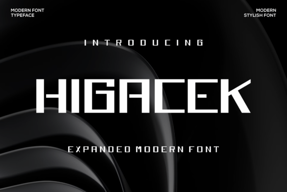Higacek: A Bold, Modern Display Font for Campaign Clarity