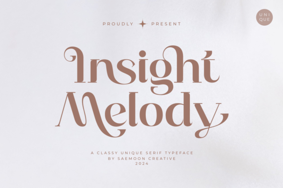 Insight Melody: A Serif Font That Elevates Marketing Visuals