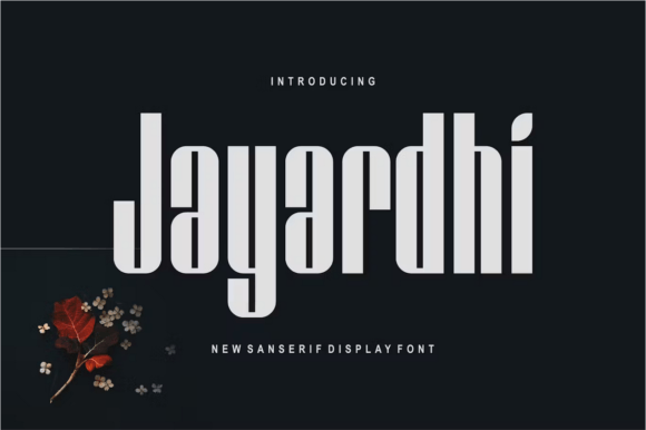 Jayardhi: A Bold, Clean Sans Serif Font for Crafters