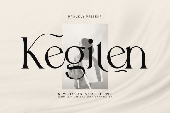 Kegiten: A Modern Serif Font for Digital Branding