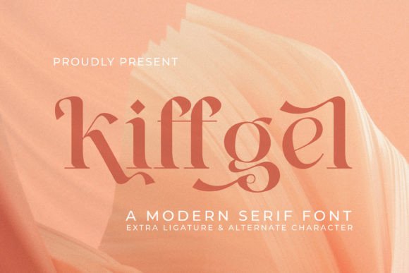 Kiffgel: A Premium Serif Font That Earns Its Place in Real Campaigns