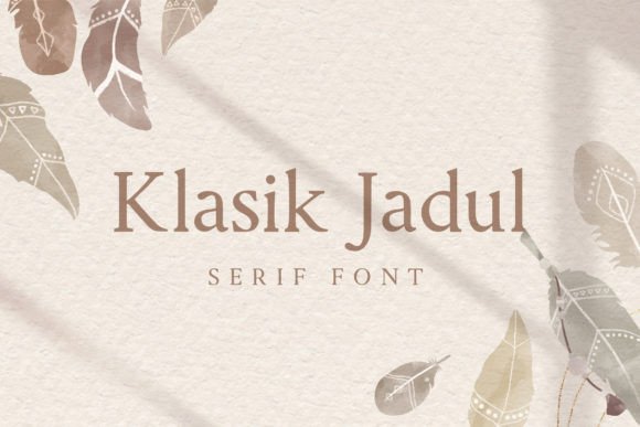 Klasik Jadul: A Friendly, Modern Sans Serif Font for Small Businesses