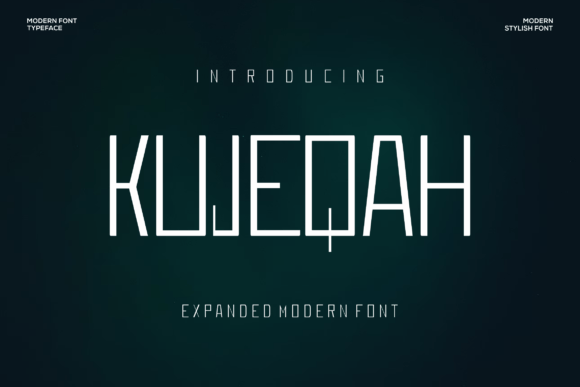 Kujeqah Font: A Bold, Modern Sans Serif for Real Branding