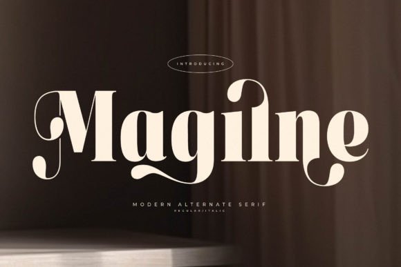 Magilne: A Refined Serif Font for Thoughtful Branding