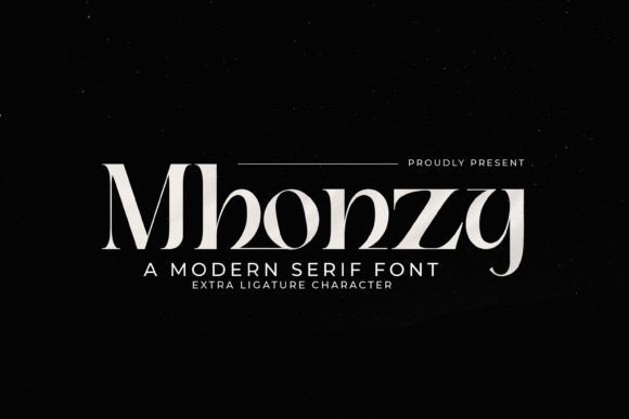 Mhonzy: A Serif That Speaks With Quiet Authority