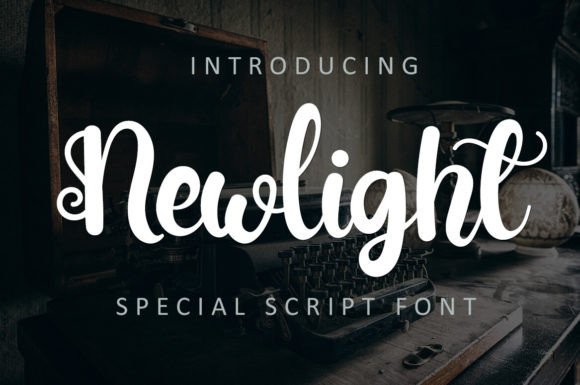 Newlight: A Playful Handwritten Typeface for Editorial Warmth