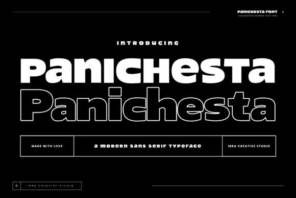 Panichesta: A Modern Sans Serif Typeface for Digital Clarity and Charm