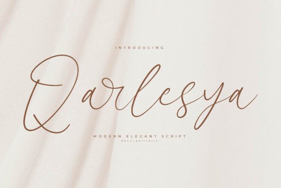 Qarlesya: A Luxury Script Font That Elevates Digital Branding