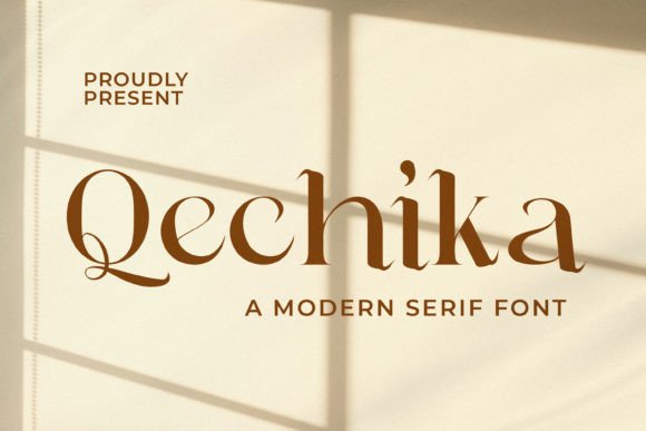 Qechika: A Serif Font That Anchors Quiet Confidence
