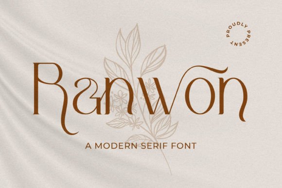 Ranwon: A Modern Serif Font That Elevates Digital Branding