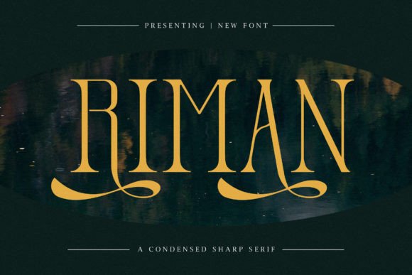 Riman: A Sharp, Condensed Serif for Bold Brand Statements