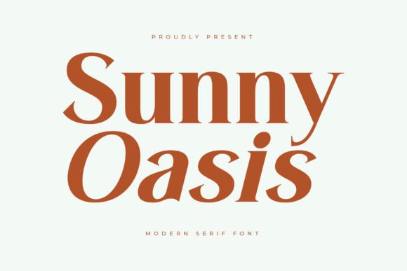 Sunny Oasis: A Luxury Serif Font for Handmade Charm