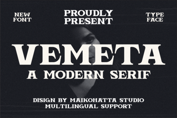 Vemeta: A Modern Serif Font for Polished Digital Branding