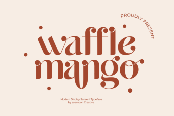 Waffle Mango: A Modern Sans Serif Font for Digital Branding